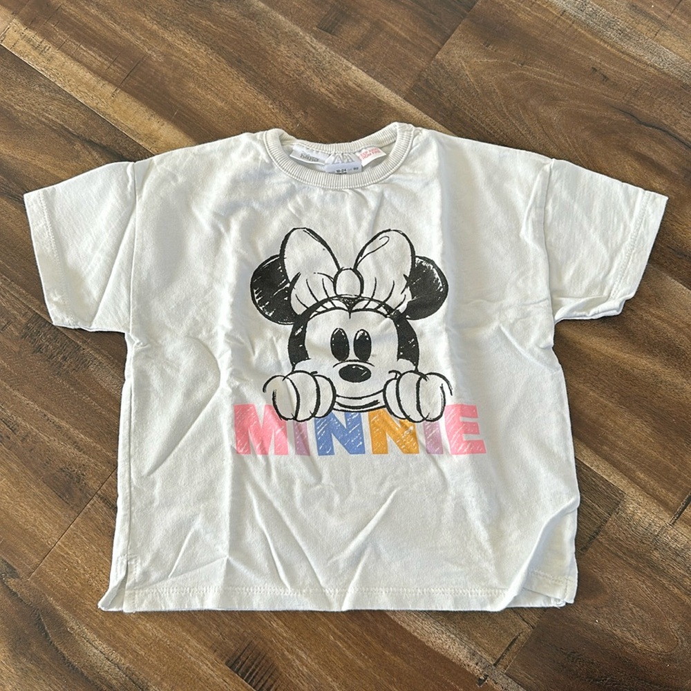 EUC Girls Minnie Mouse Shirt (Zara)